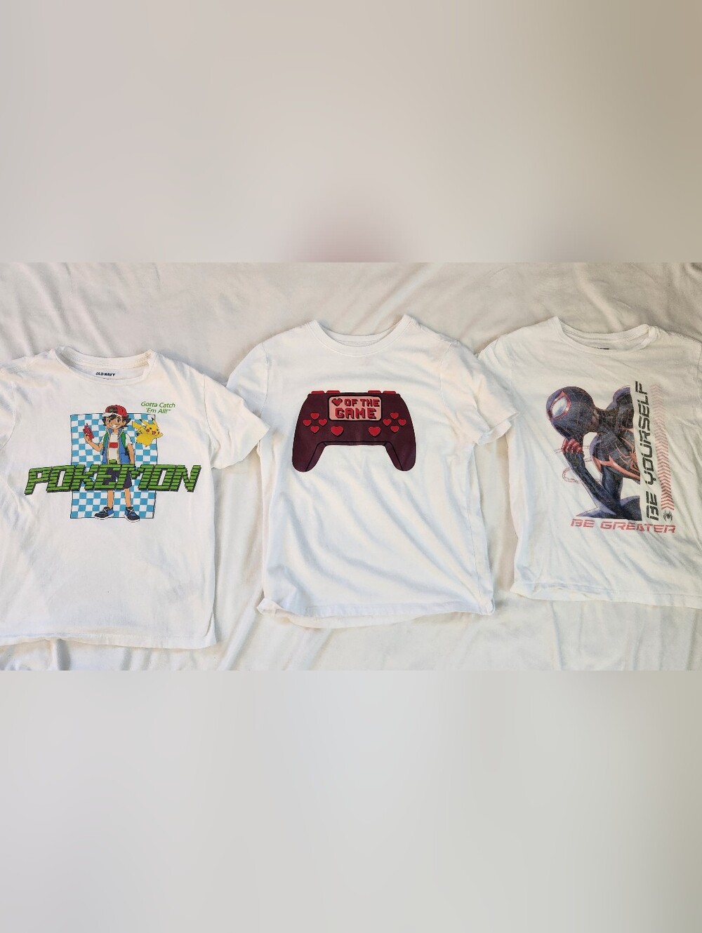 6 - Well Loved Boys Character Shirts Size 10/12 LARGE